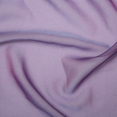 1 Metre  Chiffon Cationic Fabric x 145cm - Lilac