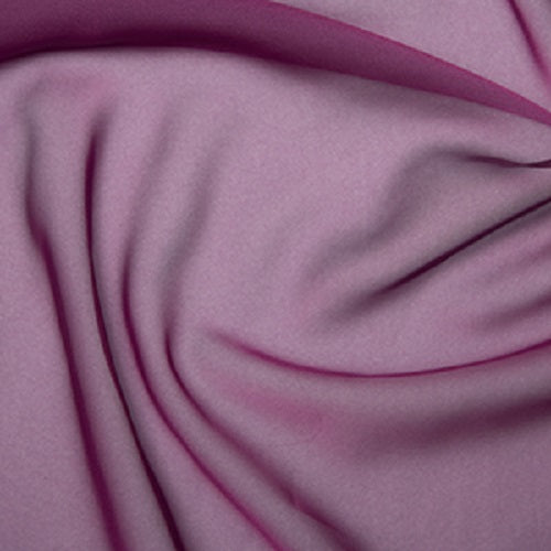 1 Metre Chiffon Cationic Fabric x 145cm - Magenta