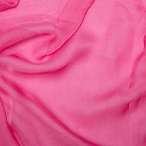 1 Metre Chiffon Cationic Fabric x 145cm - Sugar Pink