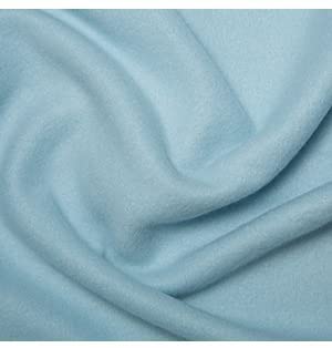 1 Metre Baby Blue  Anti Pill Plain Polar Fleece 100% Polyester 63/160cm