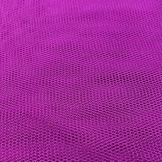 1 metre Flare Free Dress Net Fabric x 132cm - Plum Violet