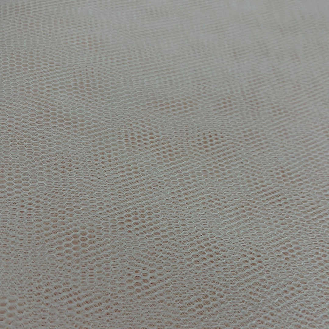 1 Metre Flare Free Dress Net Fabric x 132cm - Peach
