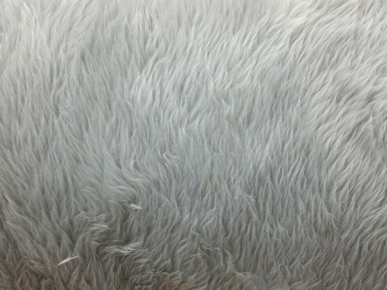 1m Fur Fabric x 59/150cm Width - Silver