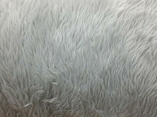 1m Fur Fabric x 59/150cm Width - Silver