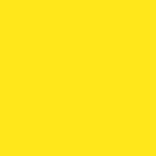 1 Metre  Plain Polycotton x 110cm -  Yellow -( 1myellow code )